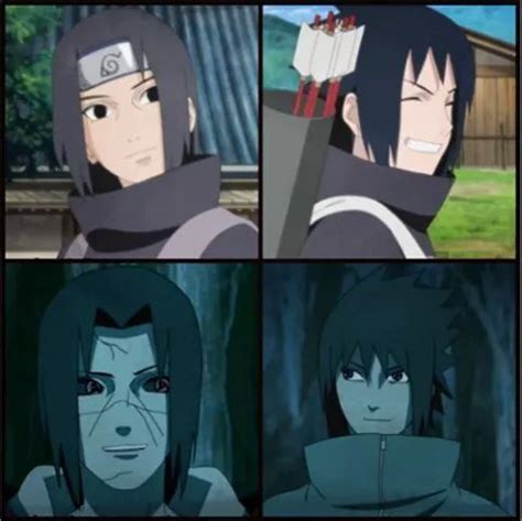 Itachi and Sasuke Uchiha Smiling ♥♥♥ | Uchiha, Anime, Itachi