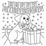 Birthday Dog Coloring Pages Images  Free Download On Freepik sketch template