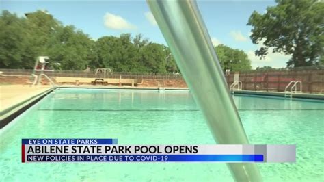 Abilene State Park opens pool for Summer