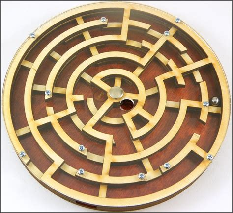 Labyrinth - Wooden Brain Teaser Puzzle / Game-L250CT