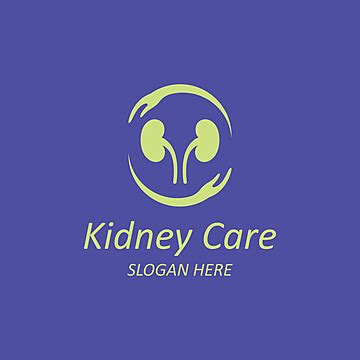 An Iconic Vector Illustration Of Kidney Health And Care Logo Vector, Health, Anatomy, Urology ...