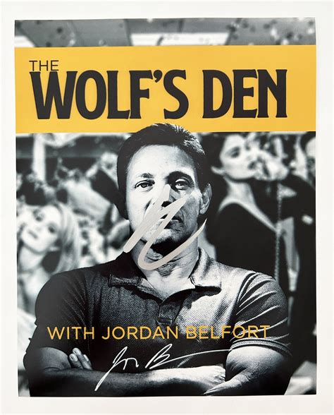 Jordan Belfort Signed 8x10 Photo Wolf of Wall Street - Memorabilia For Less