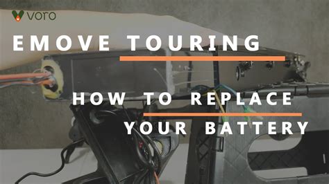 How to replace your EMOVE Touring battery - YouTube