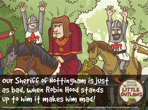 The Sheriff of Nottingham meets Robin Hood and his Merry Men | Robin ...