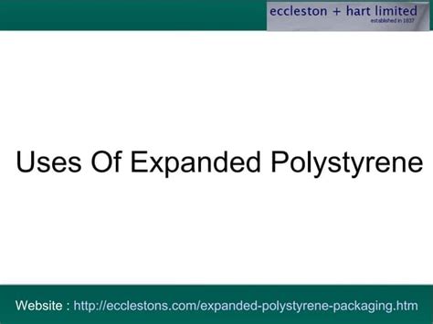 5 type of uses of polystyrene