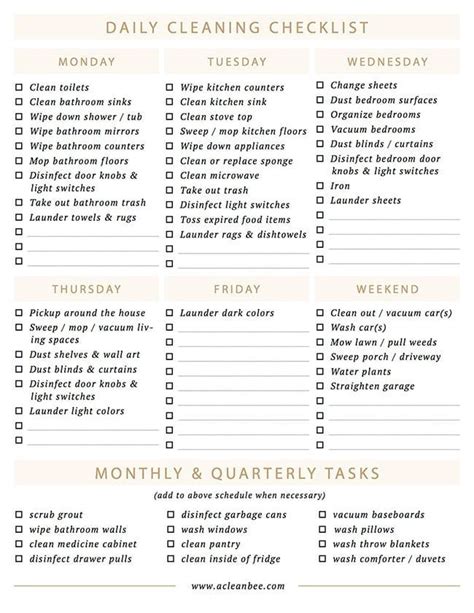 Pin on Homemaking Printables