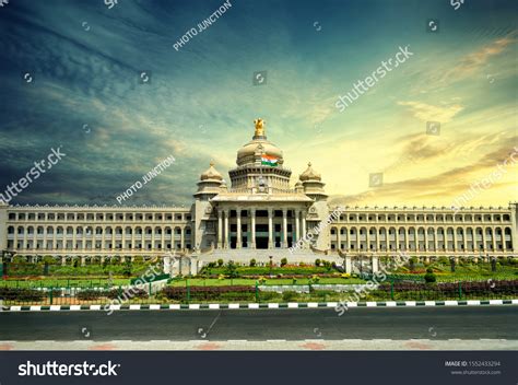 Vidhana Soudha Bangalore City Beautiful View Stock Photo 1552433294 ...