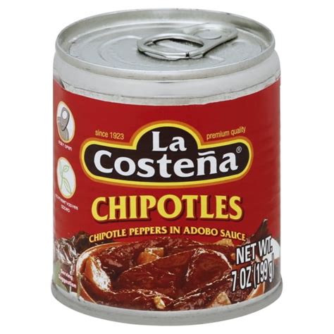 La Costena Chipotle Peppers In Adobo Sauce, 7 Oz - Walmart.com