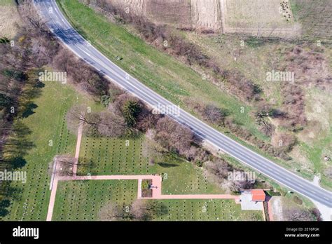 aerial view of highway with traffic Stock Photo - Alamy