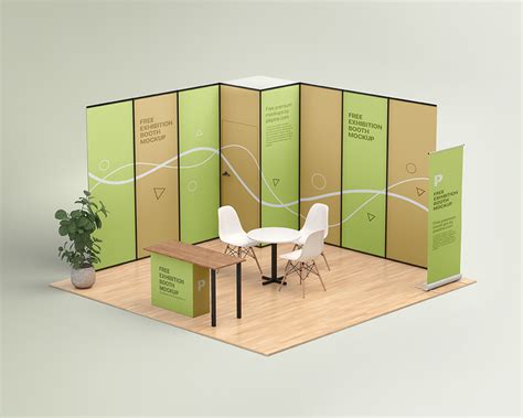 Free Exhibition Booth Mockup PSD - PsFiles