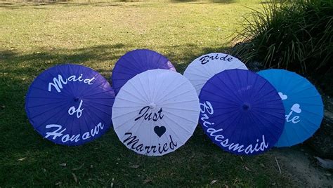 Personalised paper parasols - for more info contact br*****@*****, located in Brisbane Australi ...