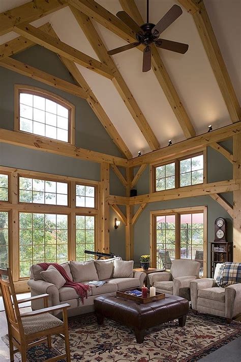 17+ Cozy Living Room Paint Colors Ideas for 2019 | 1 Cabin Interior | Timber house, Paint colors ...