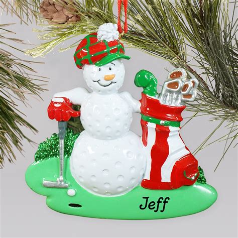 Personalized Golfer Christmas Ornament | GiftsForYouNow