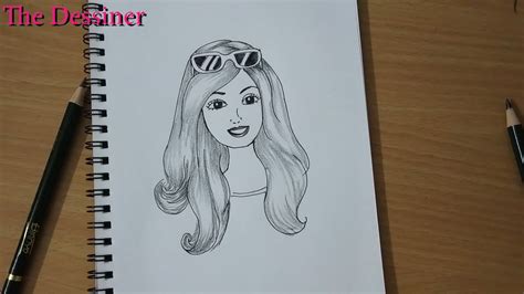 Barbie Doll Sketch Cute Barbie Pencil Drawing See more ideas about ...