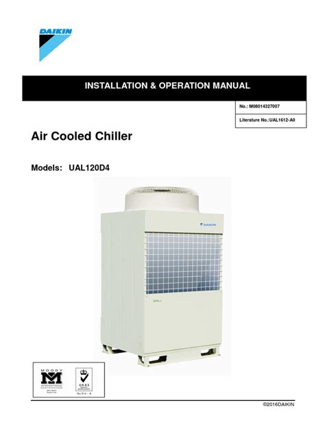 Mini Chiller Daikin UAL | PDF | Heat Exchanger | Valve