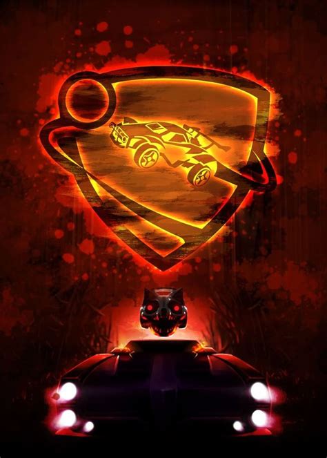 'Rocket League FanArt' Poster by Occho Go | Displate in 2021 | Rocket league art, Rocket league ...