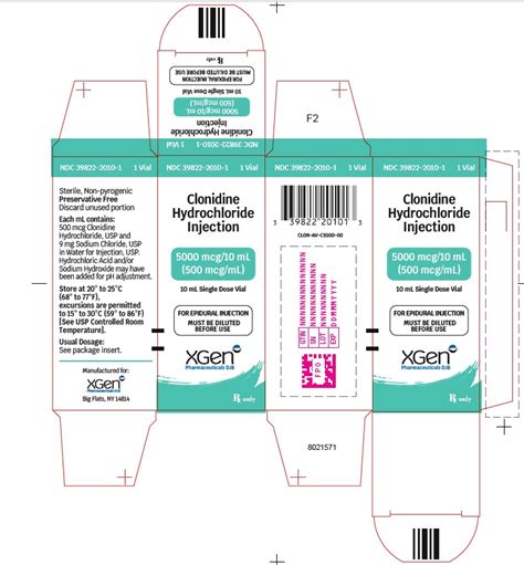 DailyMed - CLONIDINE injection, solution