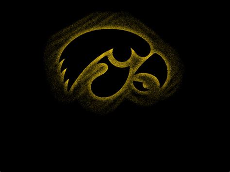 🔥 Free Download Iowa Hawkeyes Spray Paint Stencil Style Logo By cfalc0n ...