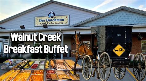 Der Dutchman (Amish Kitchen Cooking) Walnut Creek Ohio - Breakfast Buffet - YouTube