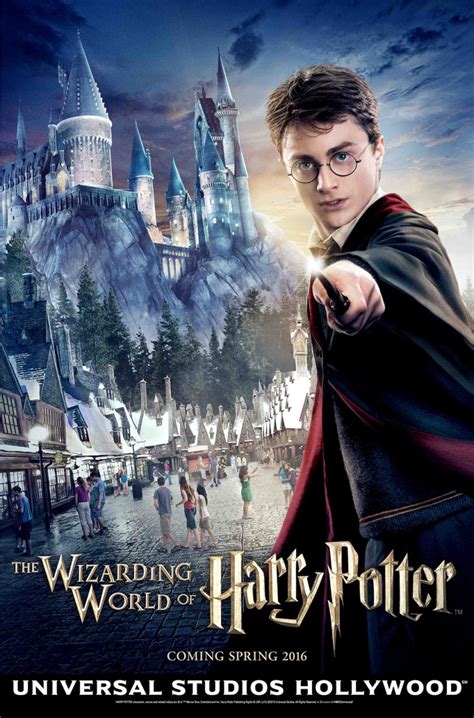 Wizarding World of Harry Potter at Universal Studios Hollywood poster — Harry Potter Fan Zone