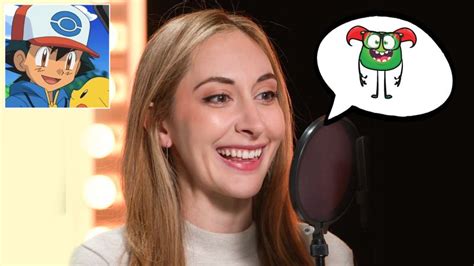 Watch Improv Voices | Sarah Natochenny (Ash from Pokémon) Improvises 10 New Cartoon Voices ...