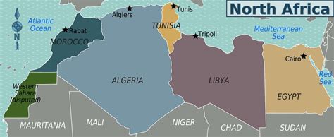 List of North African countries and their capitals - Motivation Africa