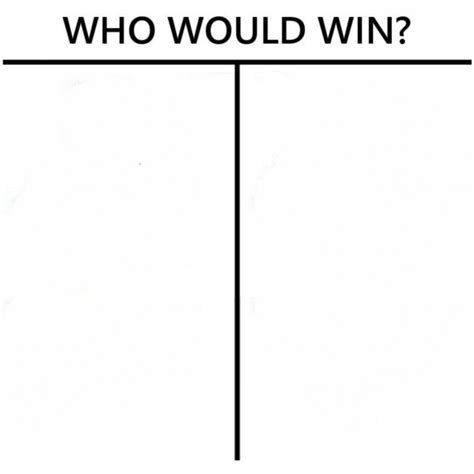 Who Would Win - Meme Templates Download