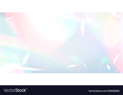 Rainbow light prism optical spectral effect Vector Image