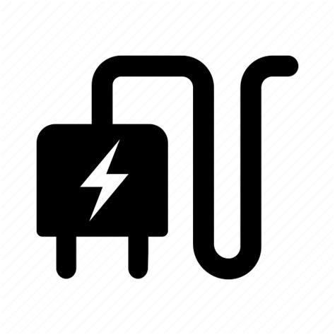 Charger, plugged, charge, electricity, power icon - Download on Iconfinder