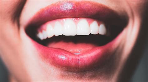 Premium Photo | Smile teeth laughing woman mouth with great teeth close ...