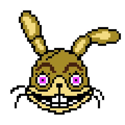 Since you guys liked my Springtrap sprite, I wanted to share this pixel-art of Glitch Trap I ...