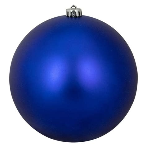 Shatterproof Matte Blue Christmas Ball Ornament 8" (200mm) - Walmart ...