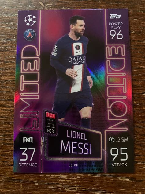 Limited Edition Lionel Messi PSG Match Attax 20.. | Köp på Tradera (573377122)