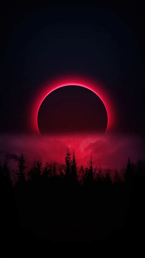 2160x3840 Red Moon Sony Xperia X,XZ,Z5 Premium ,HD 4k Wallpapers,Images,Backgrounds,Photos and ...