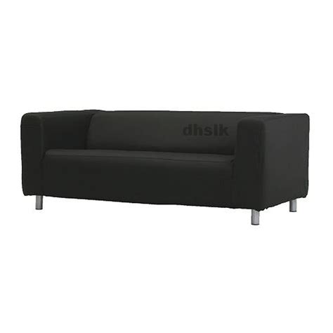 IKEA Klippan Sofa SLIPCOVER Loveseat Cover GRANAN BLACK