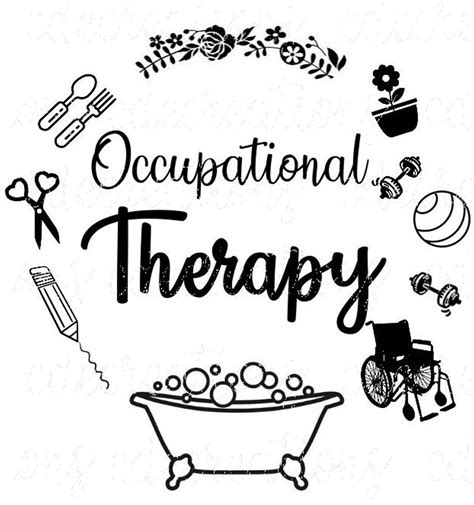 Occupational Therapy Digital Image PNG JPEG Therapy, OT, Pt Available, Use for Sublimation ...