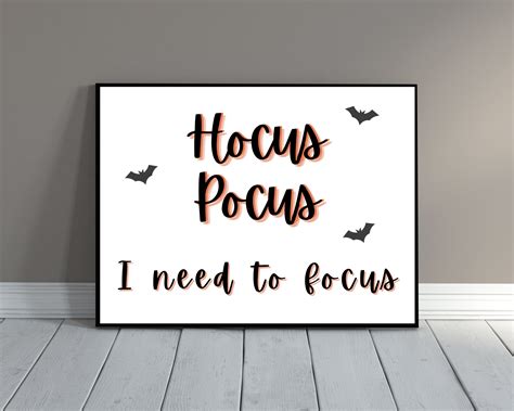 Halloween Door Sign, Work From Home Do Not Disturb Sign, Office Decor Hocus Pocus I Need to ...