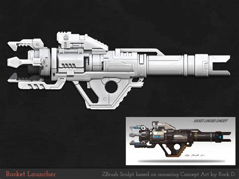 ArtStation - Rocket Launcher, Cathy Boisvert