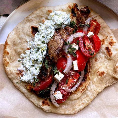 Greek Souvlaki With Pita - The Greek Foodie