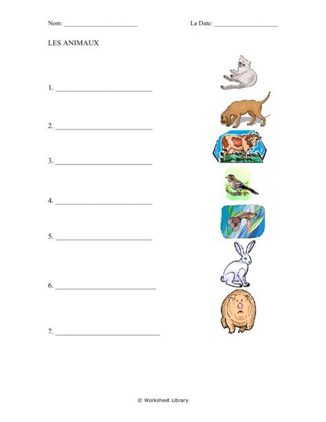 french french fruit worksheet primaryleapcouk in - french animals les ...