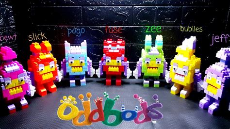 Membuat karakter Oddbods dari lego block - YouTube