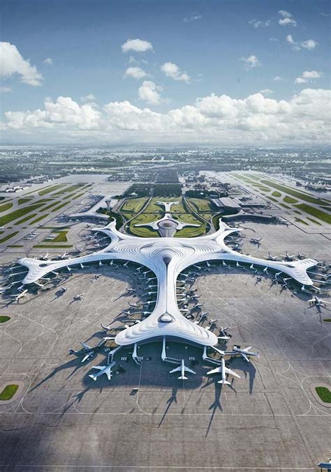 MAD Architects releases design of Harbin Taiping International Airport's Terminal 3 | Mad ...