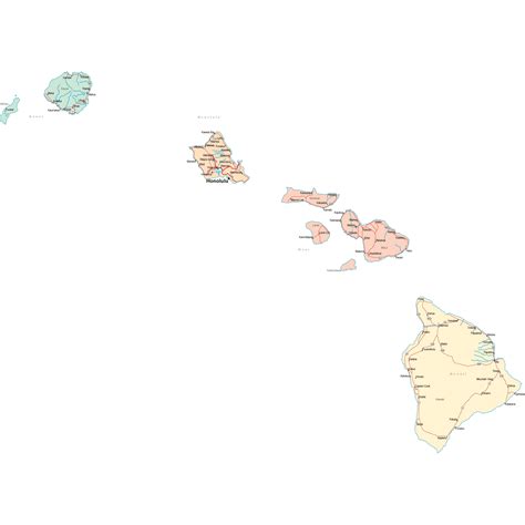 Hawaii Road Map - HI Road Map - Hawaii Highway Map