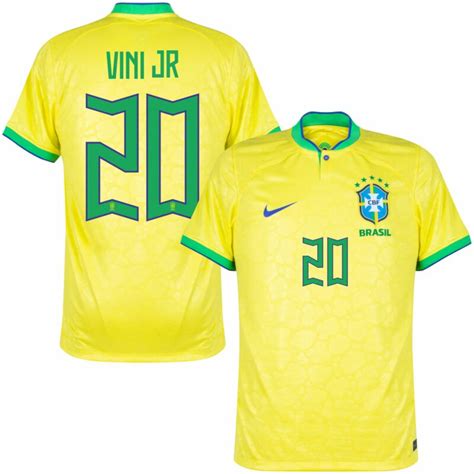 BRAZIL HOME JERSEY WORLD CUP 2022 VINI JR