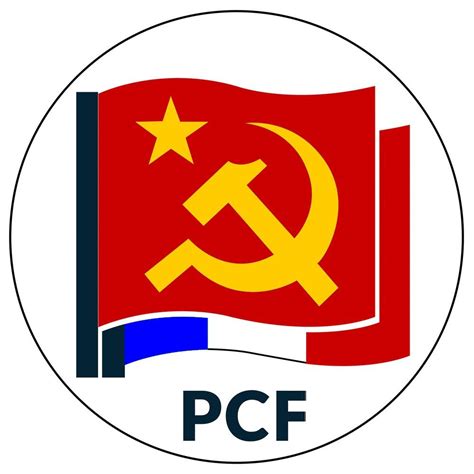 Symbol of the French Communist party in the style of the Italian ...