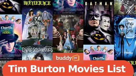 Tim Burton Movies List: Ranked Best to Worst - BuddyTV