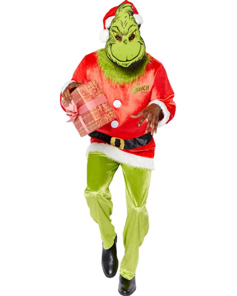 Dr Seuss The Grinch Classic Mens Christmas Costume