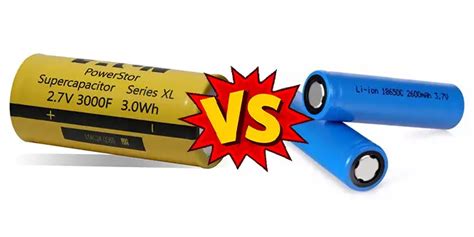 Supercapacitor vs Lithium-Ion Battery | The Ultimate Comparison - PowerUpTips