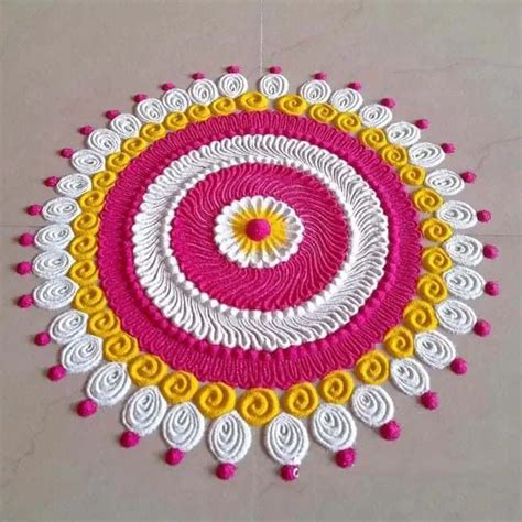 31 Easy Flower Rangoli Ideas to Brighten Your Space - Flowerrangoli.com