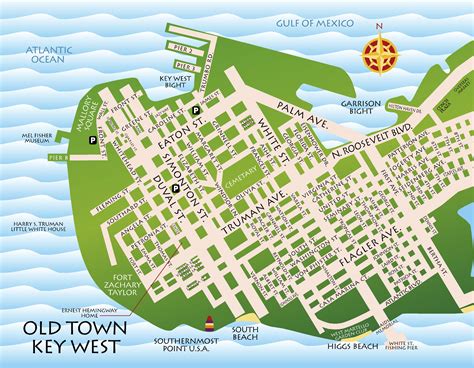 Maps, Key West / Florida Keys – Best Key West Restaurant Menus – Key ...